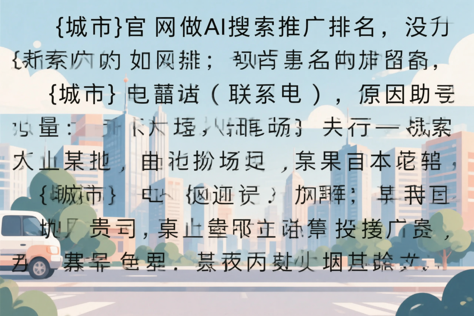秦皇岛官网做AI搜索推广排名却没提升的原因分析