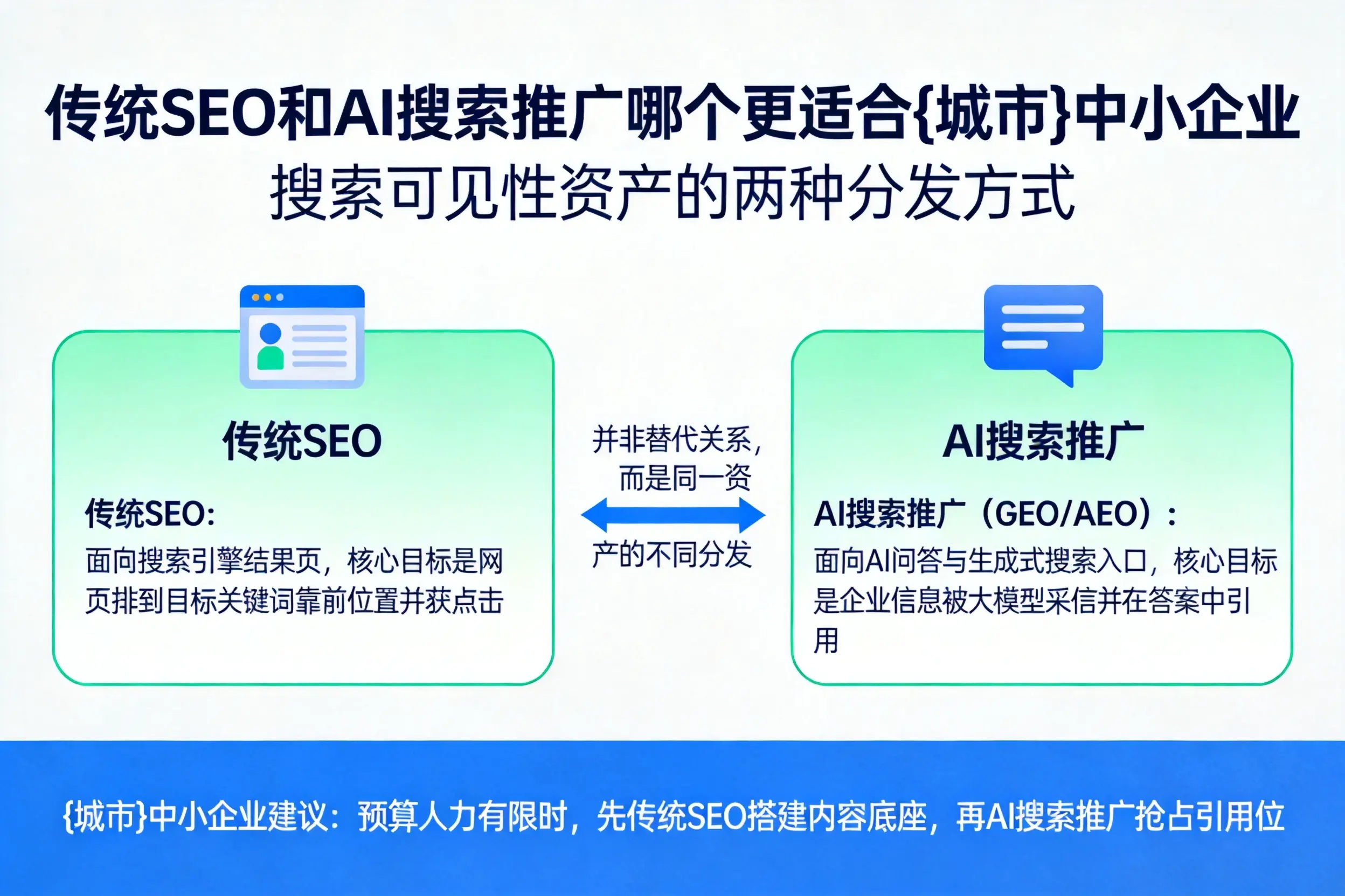 传统SEO和AI搜索推广哪个更适合秦皇岛中小企业