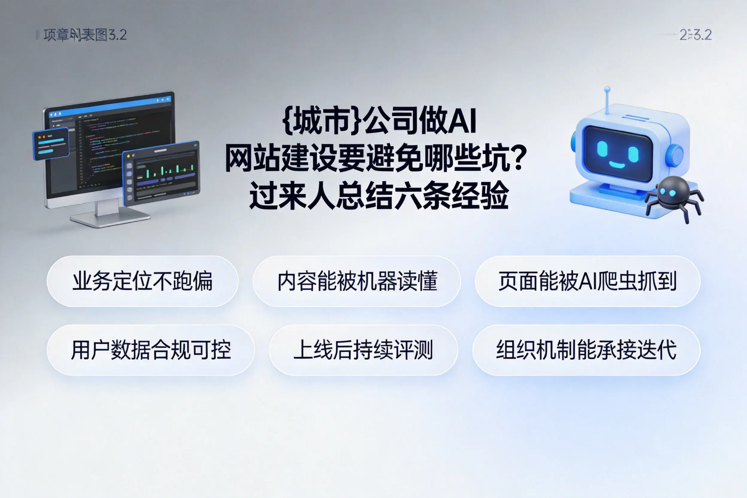 秦皇岛公司做AI网站建设要避免哪些坑?过来人总结六条经验