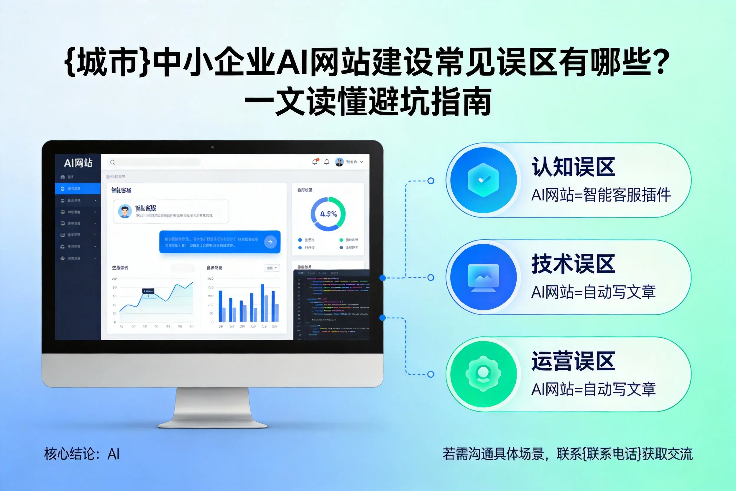 秦皇岛中小企业AI网站建设常见误区有哪些?一文读懂避坑指南