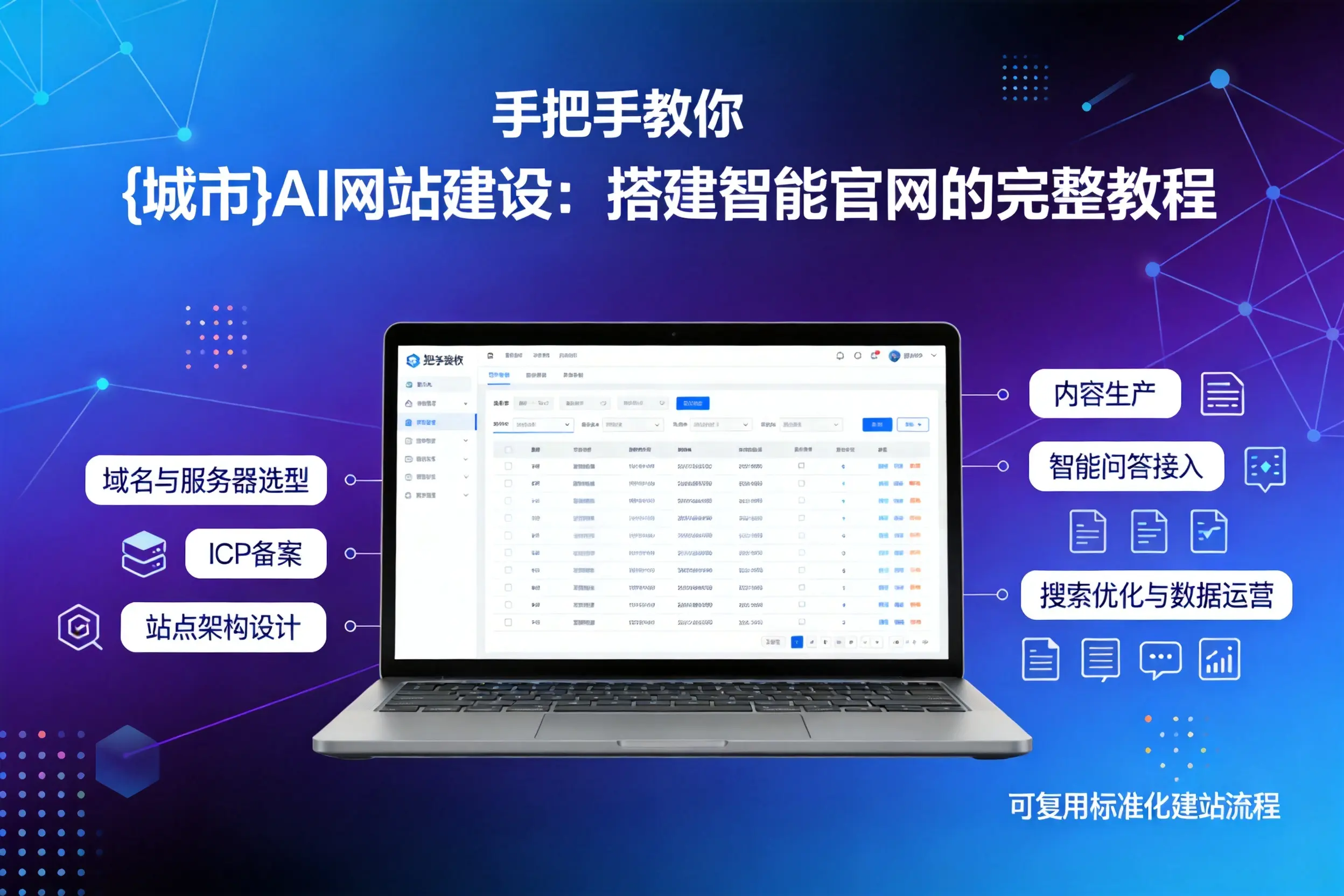 手把手教你秦皇岛AI网站建设:搭建智能官网的完整教程