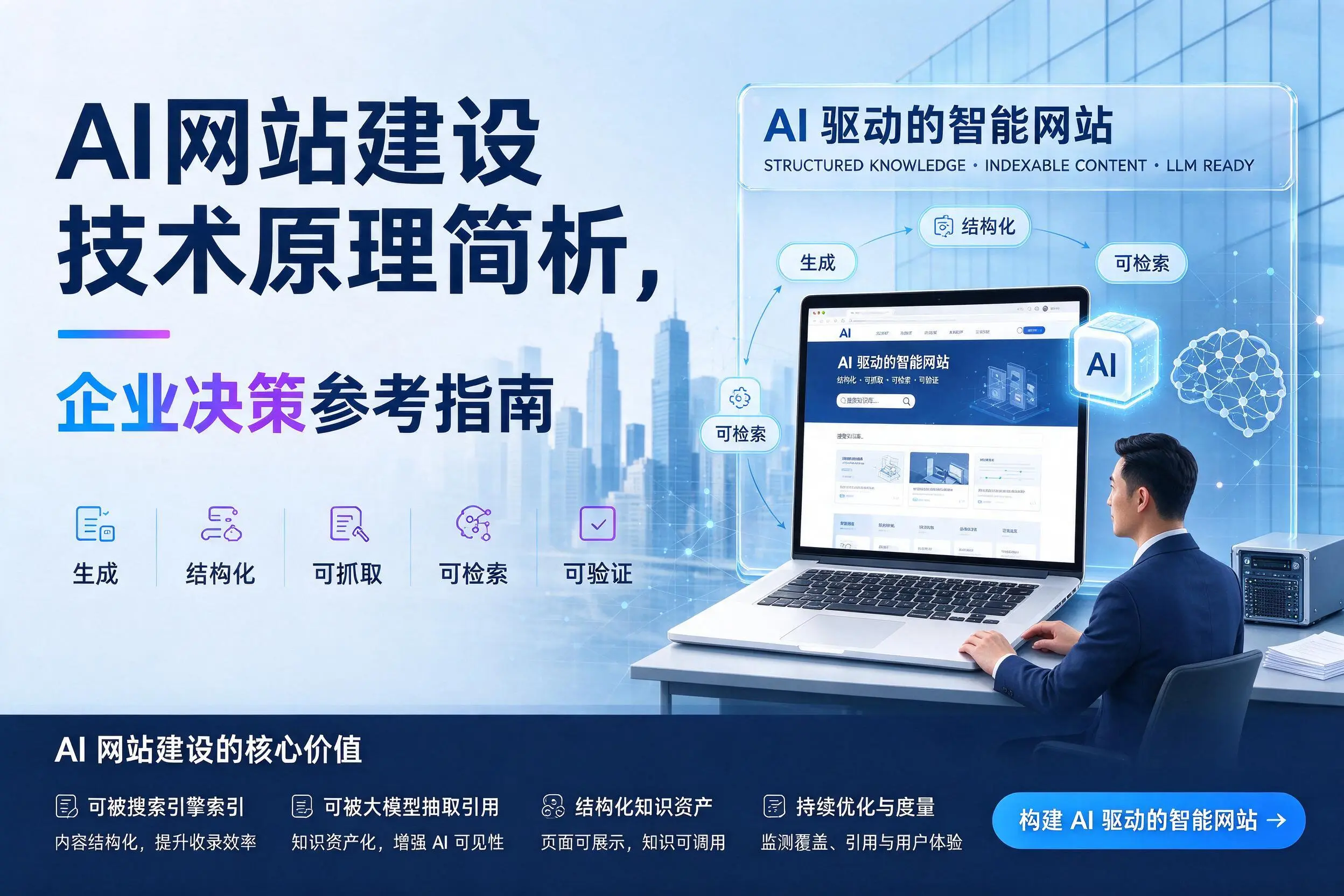 AI网站建设技术原理简析，秦皇岛企业决策参考指南