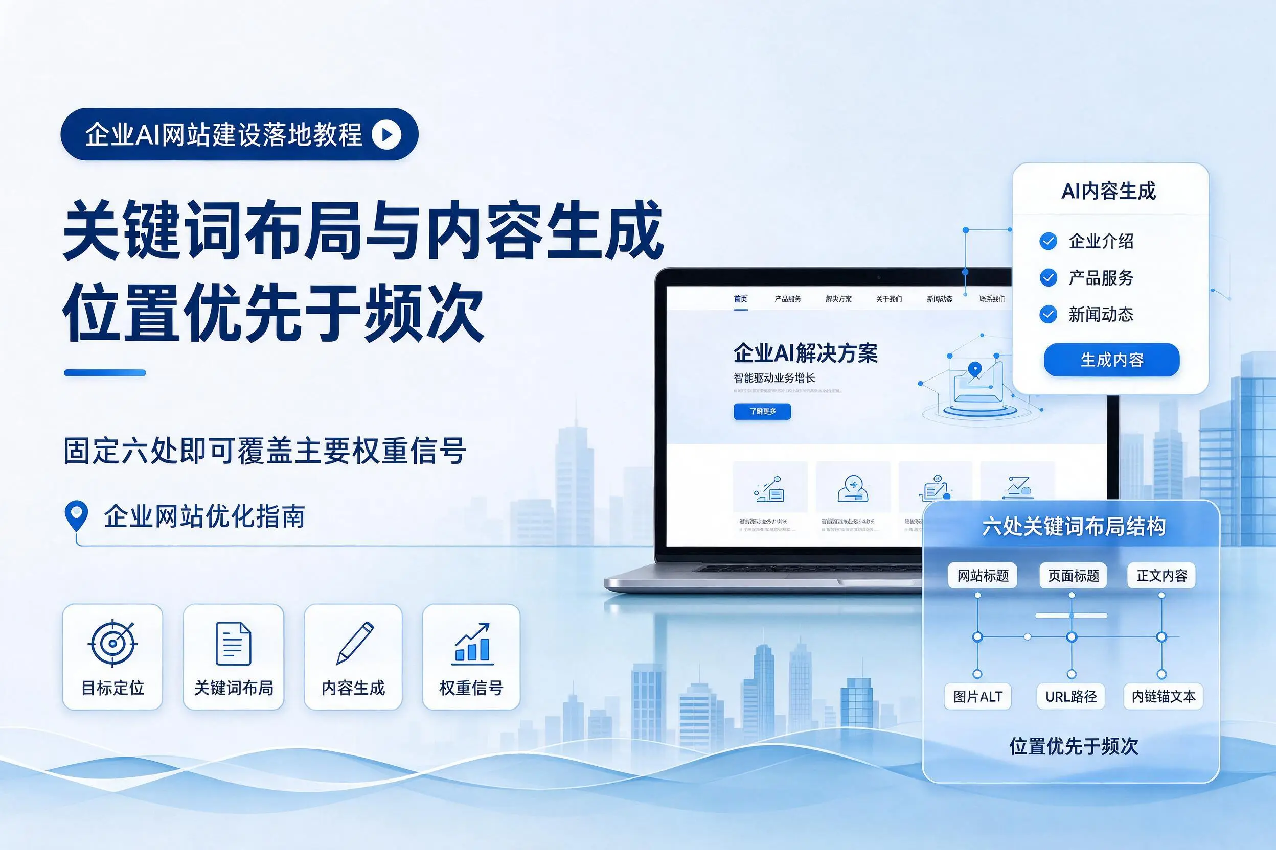 秦皇岛企业AI网站建设落地教程：关键词布局与内容生成