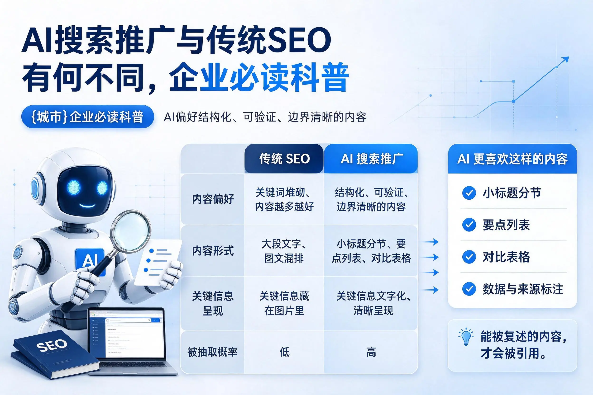 AI搜索推广与传统SEO有何不同,秦皇岛企业必读科普